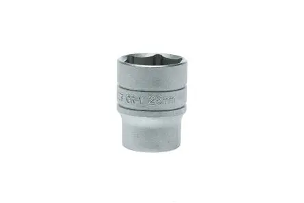 Produktfoto 1 von Teng Tools 1/2 in 6-Kant Buchse SW 26 mm 12-Kant x 40mm
