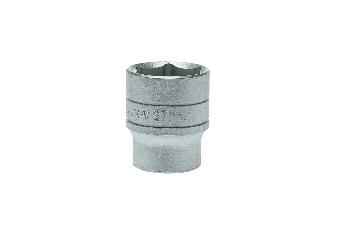 Produktfoto 1 von Teng Tools 1/2 in 6-Kant Buchse SW 27 mm 12-Kant x 43 mm