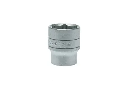 Produktfoto 1 von Teng Tools 1/2 in 6-Kant Buchse SW 27 mm 12-Kant x 43mm