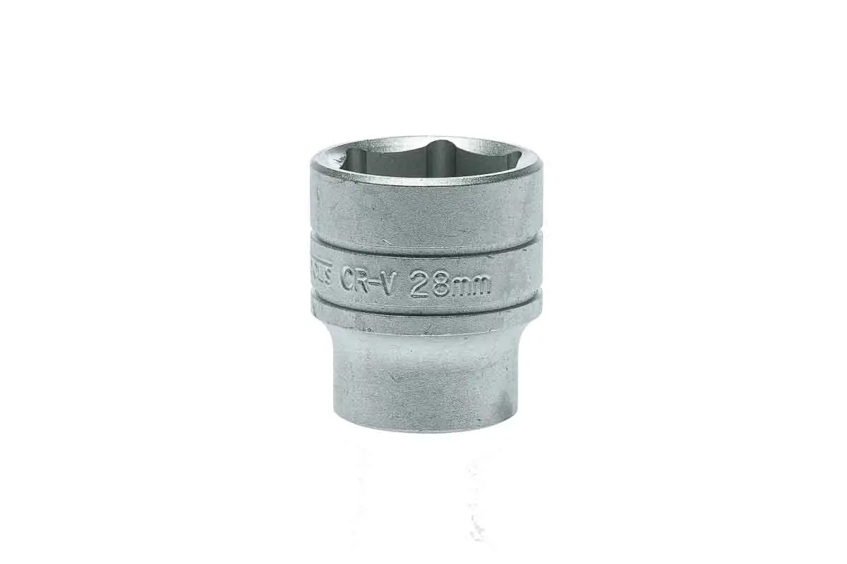 Produktfoto 1 von Teng Tools 1/2 in 6-Kant Buchse SW 28 mm 12-Kant x 43 mm