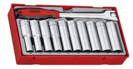Produktfoto 1 von Teng Tools Steckschlüsselsatz 1/2 in Sechskant Tief 10 to 19 mm 11-teilig