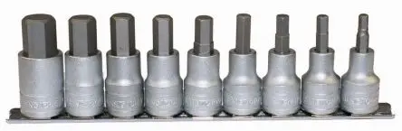 Produktfoto 1 von Teng Tools Steckschlüsselsatz 1/2 in Sechskant Sechskant 5-17 mm 9-teilig