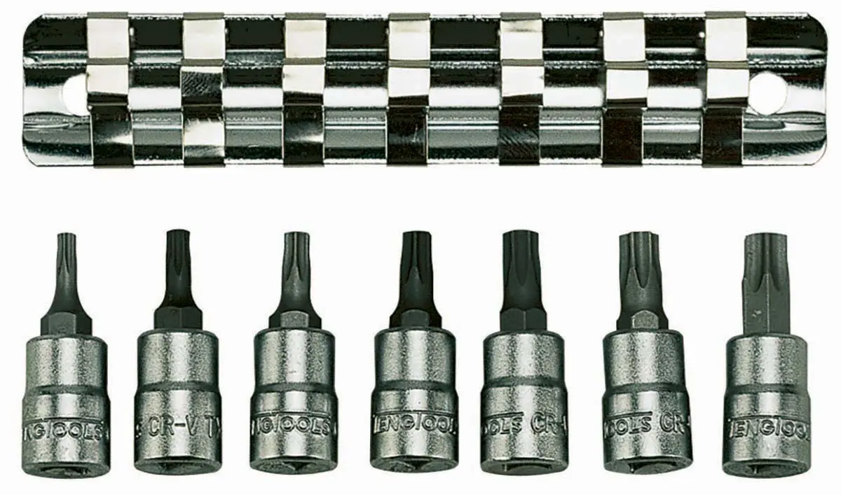 Produktfoto 1 von Teng Tools 1/4 in Sechskant Bit Tx10 To Tx40 7-teilig