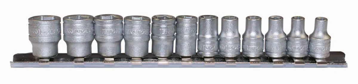 Produktfoto 1 von Teng Tools 1/4 in Sechskant 6-Kant 4 to 13 mm 12-teilig