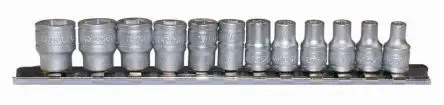 Produktfoto 1 von Teng Tools Steckschlüsselsatz 1/4 in Sechskant 6-Kant 4 to 13 mm 12-teilig