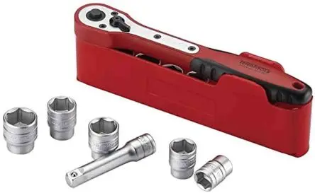 Produktfoto 1 von Teng Tools Steckschlüsselsatz 1/4 in Vierkant 6-Kant 13-teilig