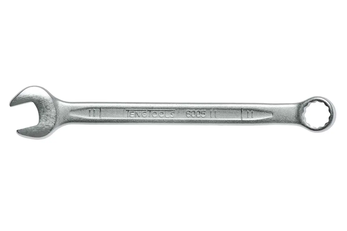 Produktfoto 1 von Teng Tools Ring-Maulschlüssel Satiniert 11 mm, CrV-Stahl Schließer (NO), Länge 150 mm
