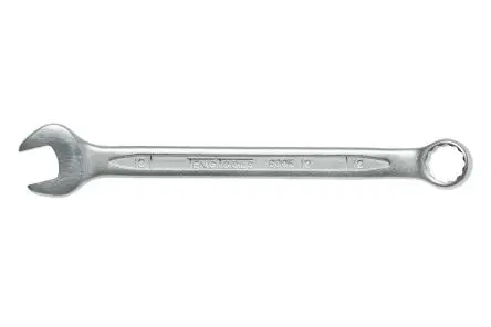 Produktfoto 1 von Teng Tools Ring-Maulschlüssel Satiniert 12 mm, CrV-Stahl Schließer (NO), Länge 160mm