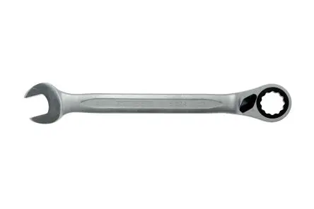 Produktfoto 1 von Teng Tools Ring-Maulschlüssel 27 mm, CrV-Stahl Schließer (NO), Länge 359mm