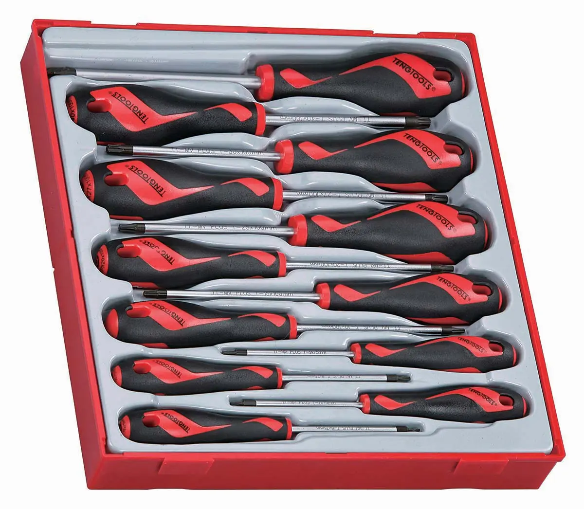 Teng Tools Standard-Schraubendrehersatz, 12-teilig