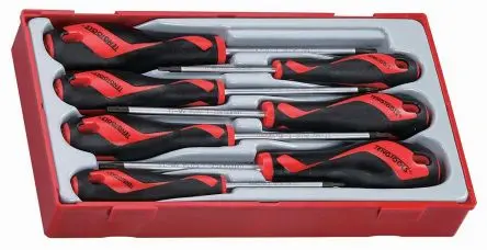 Produktfoto 1 von Teng Tools Schraubendrehersatz Standard-Schraubendrehersatz, 7-teilig
