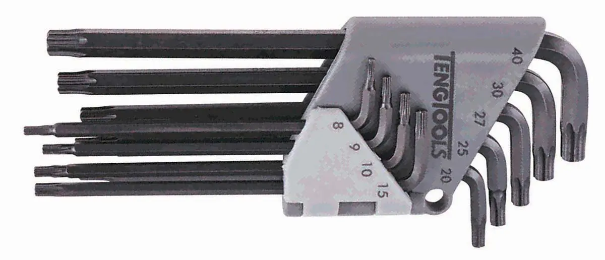 Produktfoto 1 von Teng Tools  Innensechskant-Schlüssel, Satz 9-teilig L-Form lang