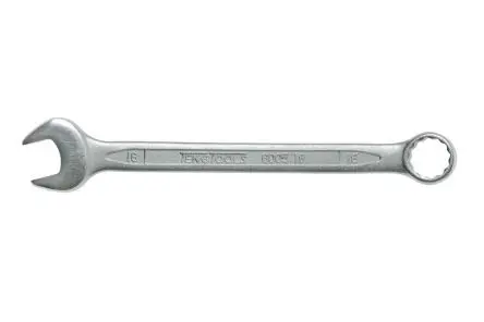 Produktfoto 1 von Teng Tools Ring-Maulschlüssel Satiniert 18 mm, CrV-Stahl Schließer (NO), Länge 220mm