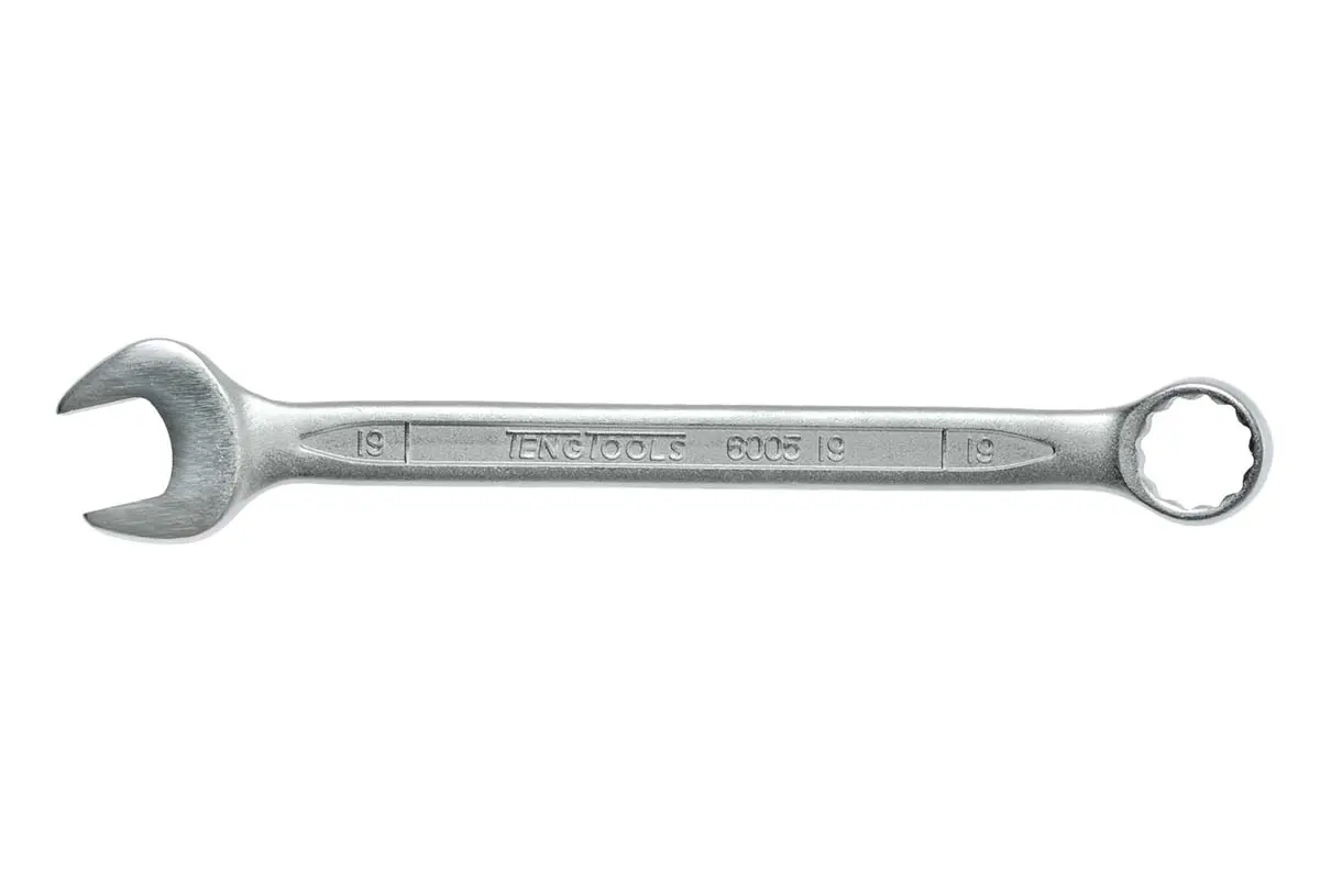 Produktfoto 1 von Teng Tools Ring-Maulschlüssel Satiniert 19 mm, CrV-Stahl Schließer (NO), Länge 230 mm