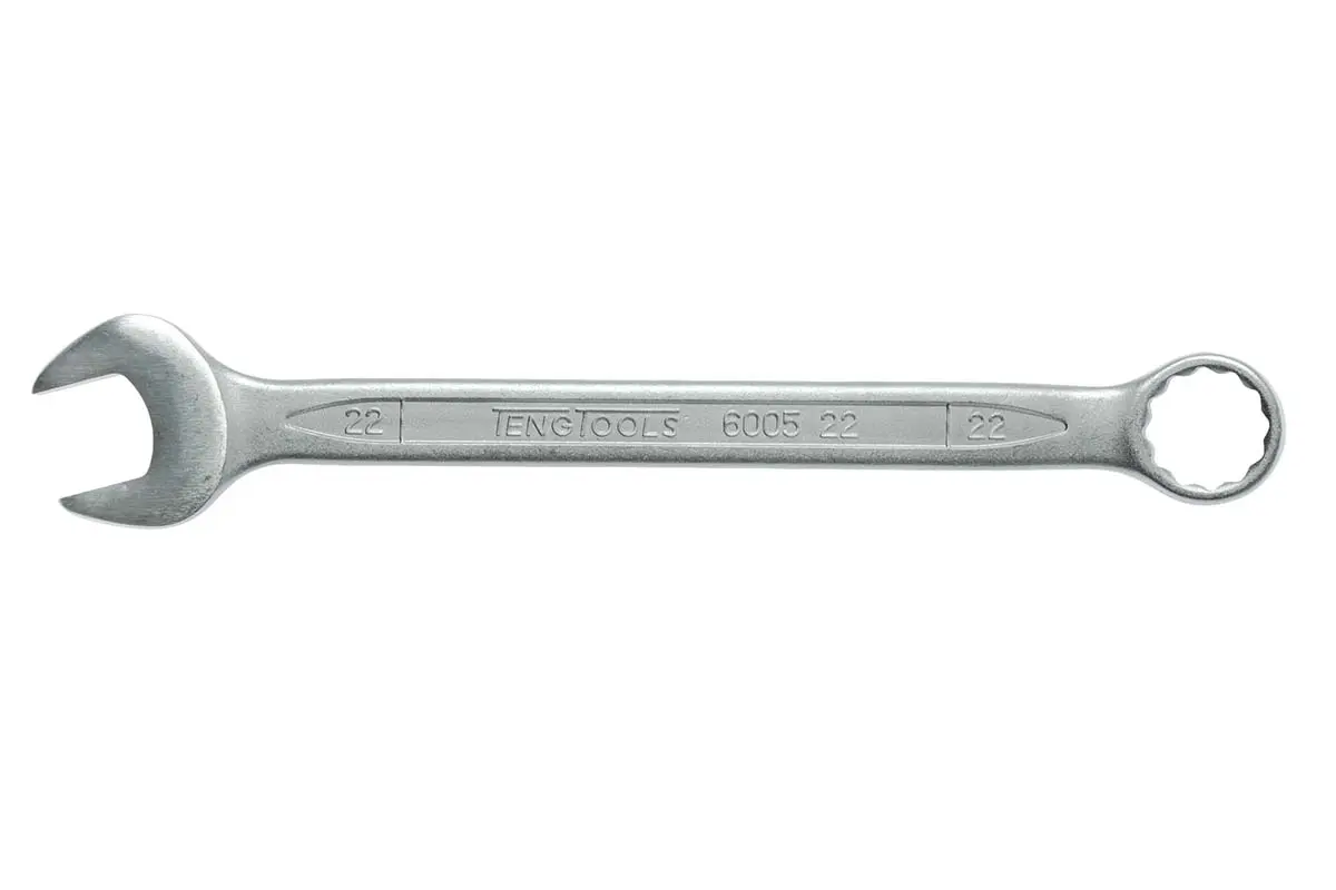 Produktfoto 1 von Teng Tools Ring-Maulschlüssel Satiniert 22 mm, CrV-Stahl Schließer (NO), Länge 260 mm