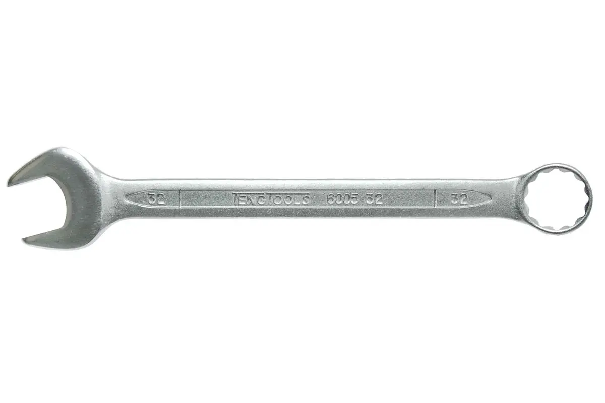 Produktfoto 1 von Teng Tools Ring-Maulschlüssel Satiniert 32 mm, CrV-Stahl Schließer (NO), Länge 360 mm