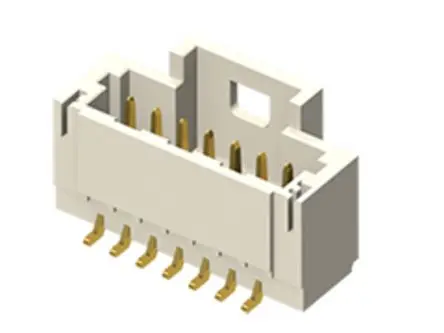 Produktfoto 1 von Samtec T1M Leiterplattenleiste Gerade, 6-polig / 1-reihig, Raster 1 mm Raster Oberfläche, Kabel-Platine, Ummantelt