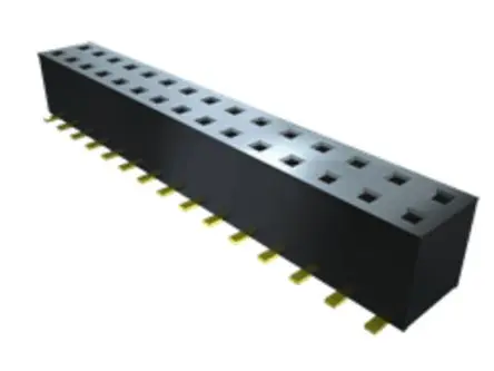 Produktfoto 1 von Samtec TLE Leiterplattenbuchse Gerade Oberfläche 20-polig / 2-reihig, Raster 2 mm Lot