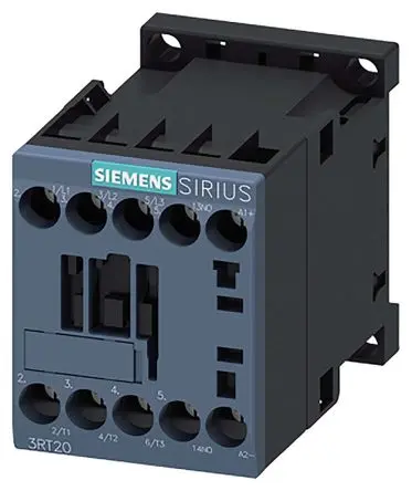 Produktfoto 1 von Siemens Schütz 24V dc-Spule, 3-polig, 400V ac / 7 A 3 kW 3 Schließer Motorsteuerung 1-Hilfskontakte
