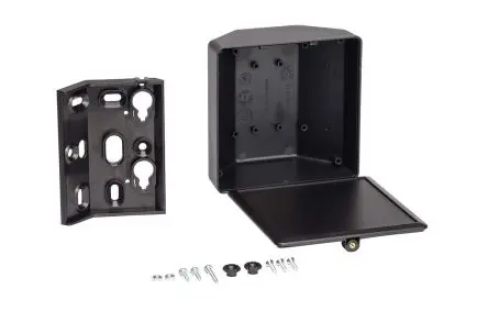 Produktfoto 1 von CAMDENBOSS 1500; Gehäuse; Kunststoff; Schwarz IP40 Breite 100 mm Höhe 100 mm Länge 100 mm