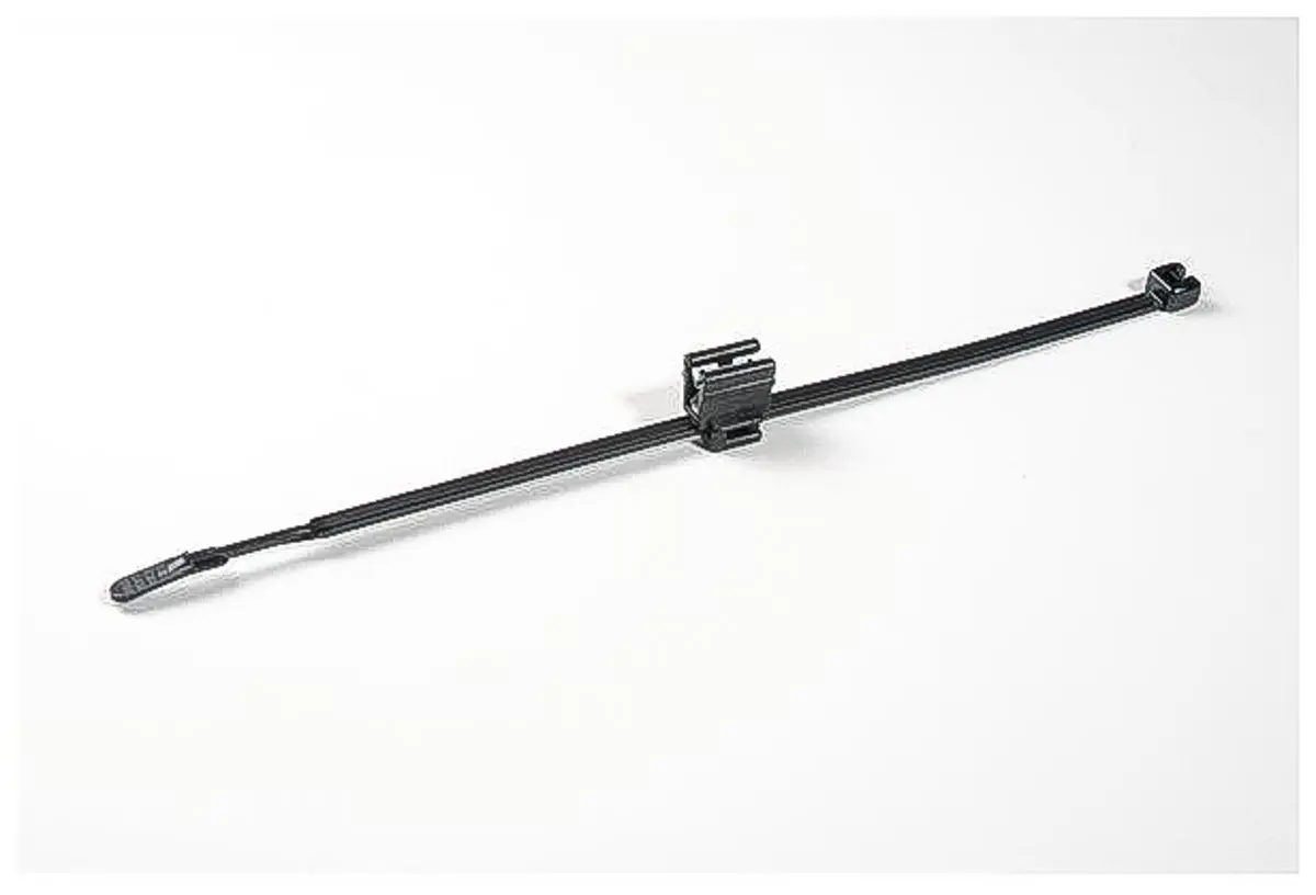 Produktfoto 1 von HellermannTyton EdgeClip Nylon 6.6 Kabelbinder Baugruppe Schwarz 4.7 mm x 210 mm