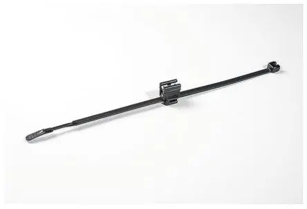 Produktfoto 1 von HellermannTyton EdgeClip Nylon 6.6 Kabelbinder Baugruppe Schwarz 4.7mm x 210 mm