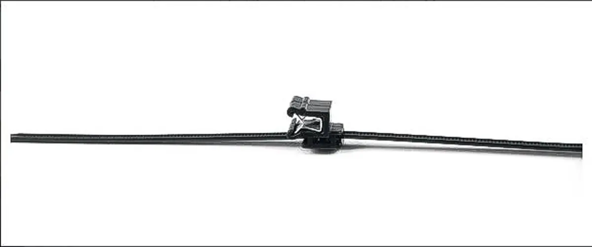 HellermannTyton EdgeClip Nylon 6.6 Kabelbinder Baugruppe Schwarz 4.6 mm x 200 mm