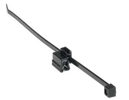 HellermannTyton EdgeClip Nylon 6.6 Kabelbinder Baugruppe Schwarz 4.6mm x 200 mm