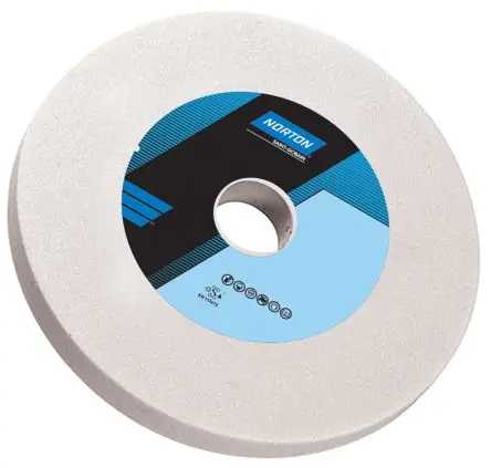 Produktfoto 1 von Norton Straight Cup Schleifbockscheibe, Korngröße P20 Aluminiumoxid, 100mm x 50mm x 19.84mm, 5730U/min
