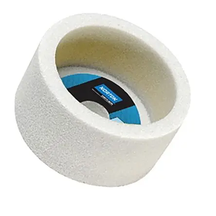 Produktfoto 1 von Norton Straight Cup Schleifbockscheibe, Korngröße P60 Aluminiumoxid, 125mm x 40mm x 31.75mm, 4580U/min
