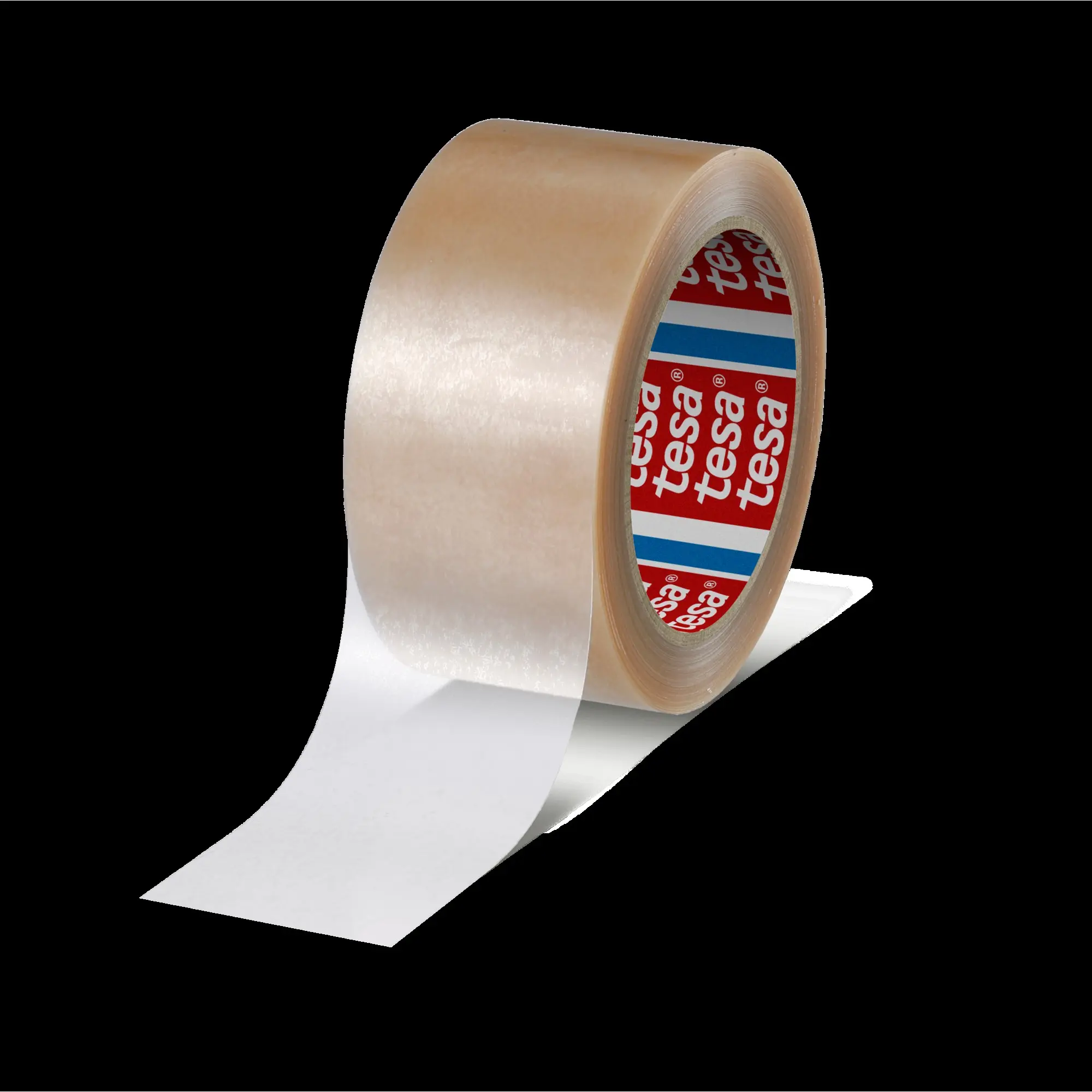 Tesa 4124 Packband, Polyvinylchlorid, Klar, Stärke 65 mm, 50 mm x 66 m