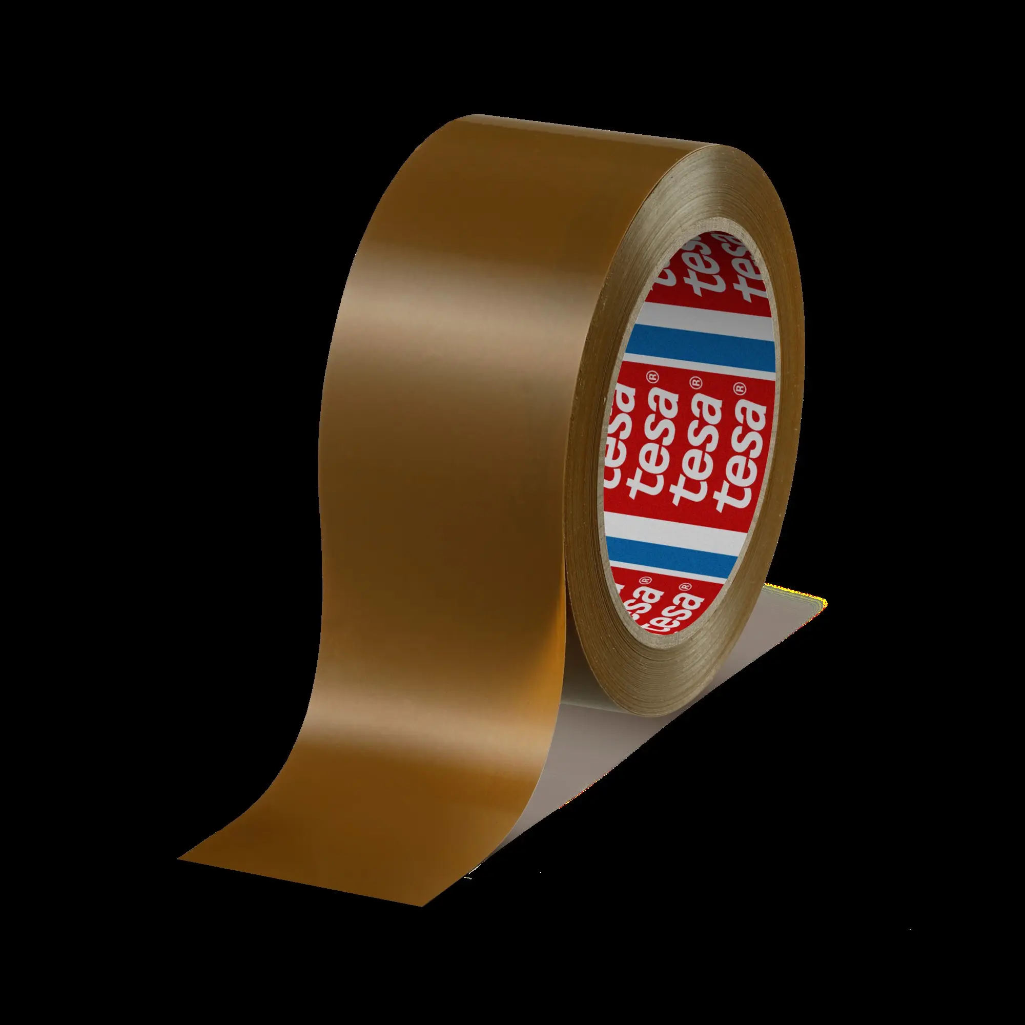 Produktfoto 1 von Tesa 4124 Allzweck-Kartonverschlussband, Polyvinylchlorid, Braun, Stärke 65 mm, 50 mm x 66 m