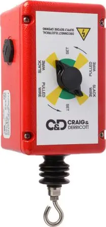 Produktfoto 1 von Craig & Derricott GWN Seilzugschalter 214.5 mm Gerade 2 Schließer/2 Öffner IP65