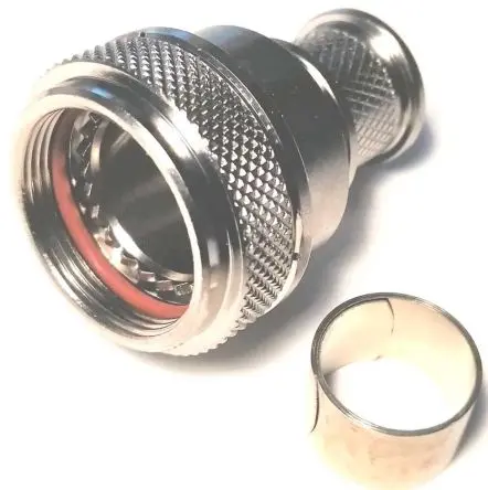 Produktfoto 1 von Amphenol Limited BK4 Buchse Rundsteckverbinder Rückgehäuse, Gerade, Gr. 10, für 38999 III, L. 29.72 mm, Geh.Mat.