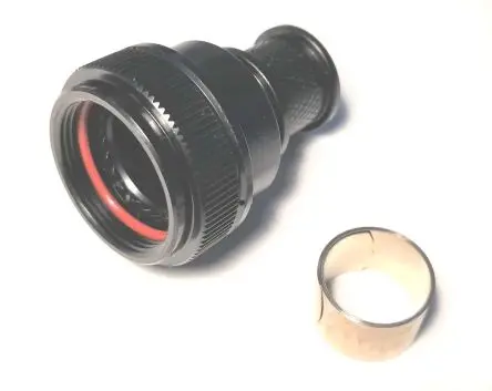 Produktfoto 1 von Amphenol Limited BK4 Buchse Rundsteckverbinder Rückgehäuse, Gerade, Gr. 12, für 38999 III, L. 30.5 mm, Geh.Mat.