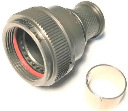 Produktfoto 1 von Amphenol Limited BK4 Buchse Rundsteckverbinder Rückgehäuse, Gerade, Gr. 18, für 38999 III, L. 32 mm, Geh.Mat.