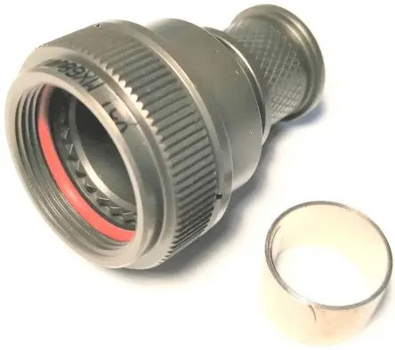 Produktfoto 1 von Amphenol Limited BK4 Buchse Rundsteckverbinder Rückgehäuse, Gerade, Gr. 20, für 38999 III, L. 32.76 mm, Geh.Mat.