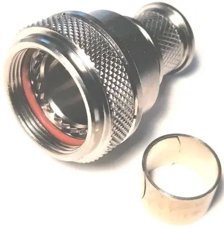 Produktfoto 1 von Amphenol Limited BK4 Buchse Rundsteckverbinder Rückgehäuse, Gerade, Gr. 22, für 38999 III, L. 33.53 mm, Geh.Mat.