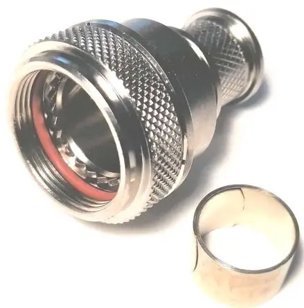 Produktfoto 1 von Amphenol Limited BK4 Buchse Rundsteckverbinder Rückgehäuse, Gerade, Gr. 12, für 38999 III, L. 30.5 mm, Geh.Mat.
