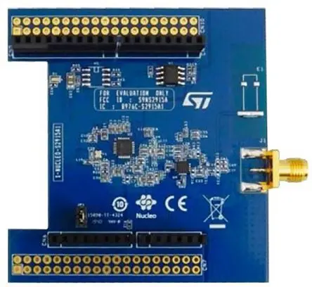 Produktfoto 1 von STMicroelectronics X-NUCLEO-S2915A1 Erweiterungskarte Entwicklungstool Kommunikation und Drahtlos S2-LP Evaluierungskit,