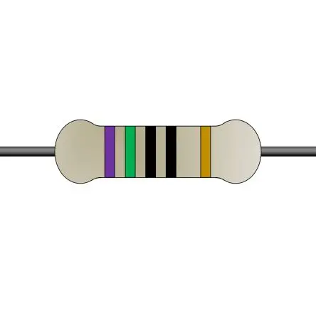 Produktfoto 1 von Yageo CFR Kohleschicht Festwert Kohleschichtwiderstand 750 Ω 5 % / 0.25 W