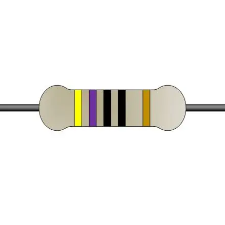Yageo CFR Kohleschicht Festwert Kohleschichtwiderstand, Axial 470 Ω 5 % / 0.5 W