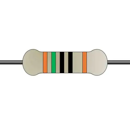 Produktfoto 1 von Yageo MFR Metallschicht Festwert Metallschichtwiderstand, Axial 150 Ω 1 % / 0.25 W