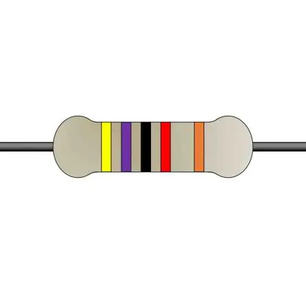 Produktfoto 1 von Yageo MFR Metallschicht Festwert Metallschichtwiderstand, Axial 47 kΩ 1 % / 0.5 W