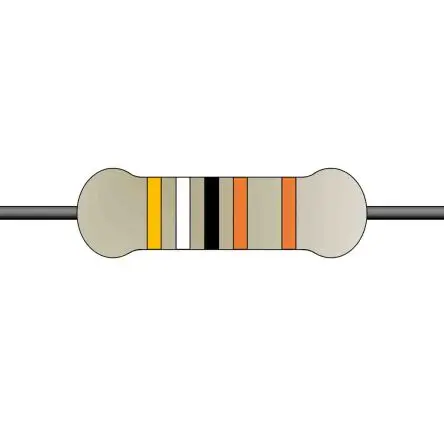Produktfoto 1 von Yageo MFR Metallschicht Festwert Metallschichtwiderstand, Axial 3.9 kΩ 1 % / 0.5 W