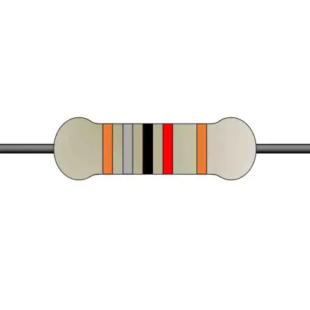 Produktfoto 1 von Yageo MFR Metallschicht Festwert Metallschichtwiderstand, Axial 18 kΩ 1 % / 0.5 W