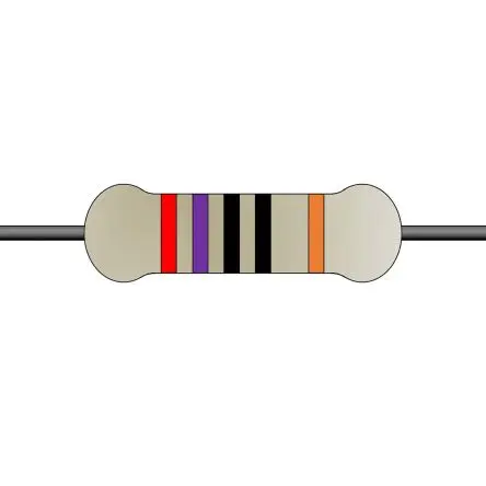 Produktfoto 1 von Yageo MF0 Metallschicht Festwert Metallschichtwiderstand, Axial 270 Ω 1 % / 0.6 W