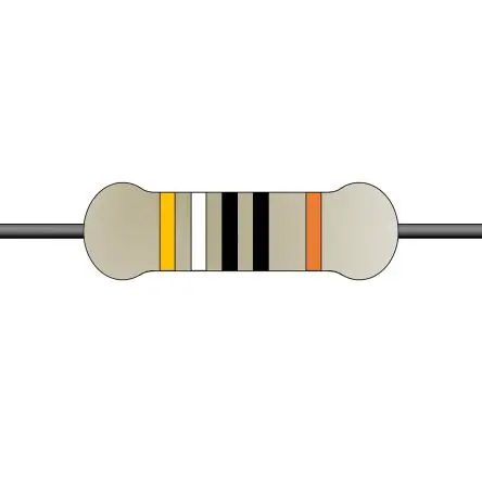 Produktfoto 1 von Yageo MF0 Metallschicht Festwert Metallschichtwiderstand, Axial 390 Ω 1 % / 0.6 W