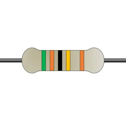Produktfoto 1 von Yageo MF0 Metallschicht Festwert Metallschichtwiderstand, Axial 510 kΩ 1 % / 0.6 W