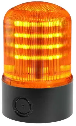Produktfoto 1 von RS PRO M-LINE FLR LED Filament/Warnsummer, Umdrehung, Dauer Signalleuchte 240V Gelb Schraubanschlussklemme IP66